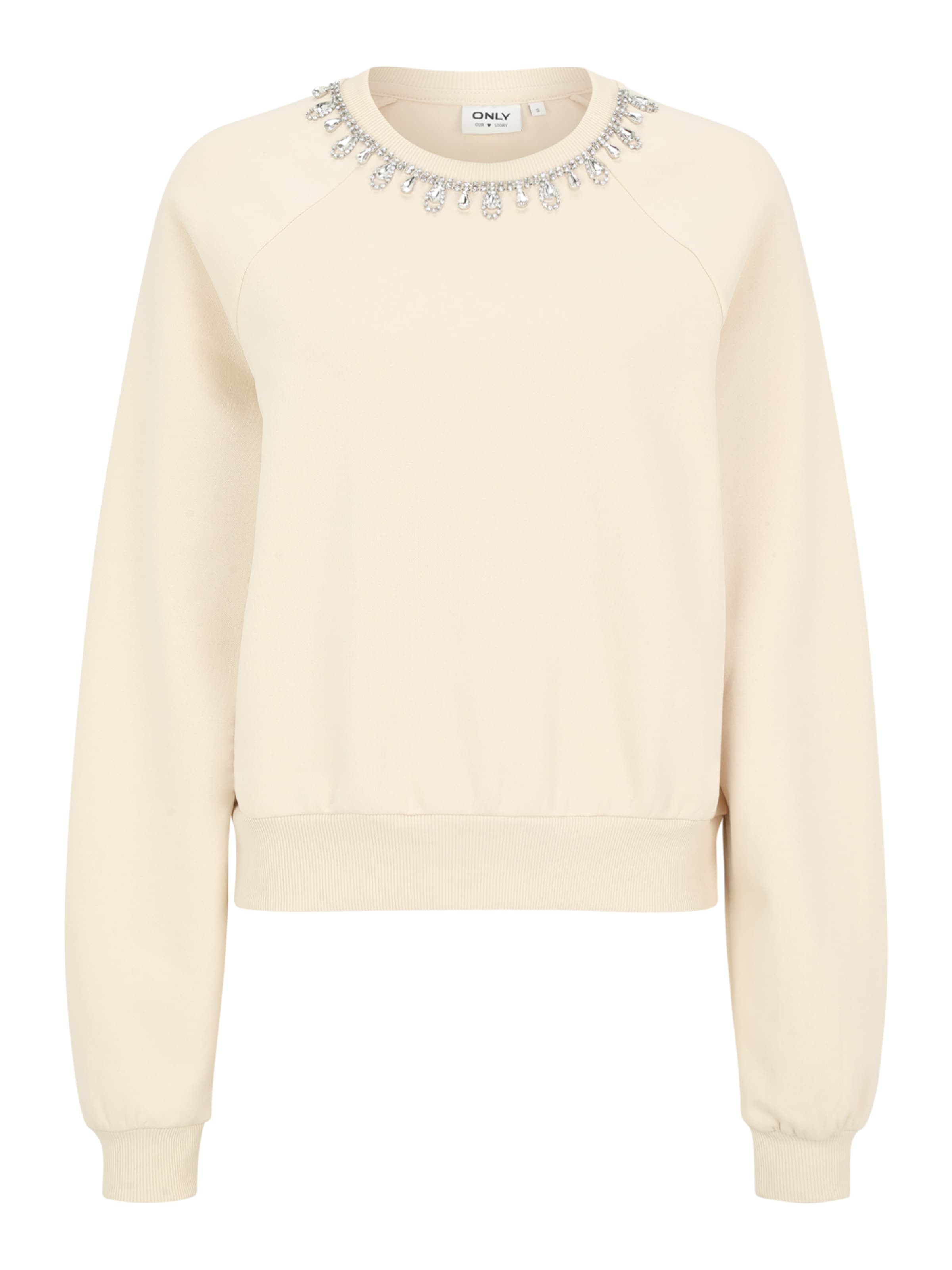 Only TallSweater majica 'ONLJETT' - bež boja: prednji dio