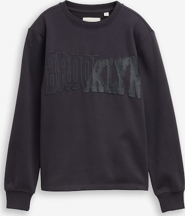 TOM TAILOR Sweatshirt in Grey: front
