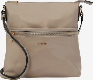 L.CREDI Schoudertas 'Alena' in Beige: voorkant