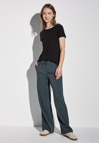 STREET ONE Langes Shirt in Schwarz