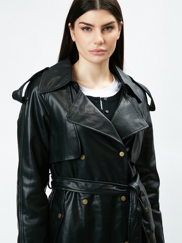 Influencer Between-seasons coat in Black