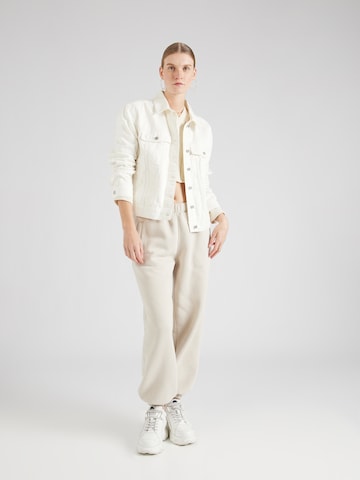 Abercrombie & Fitch Tapered Trousers 'ESSENTIAL SUNDAY' in Beige