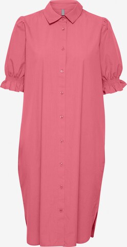 Robe-chemise 'Dicte' CULTURE en rose : devant