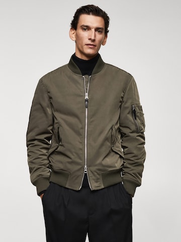 Veste mi-saison 'York' MANGO MAN en vert : devant