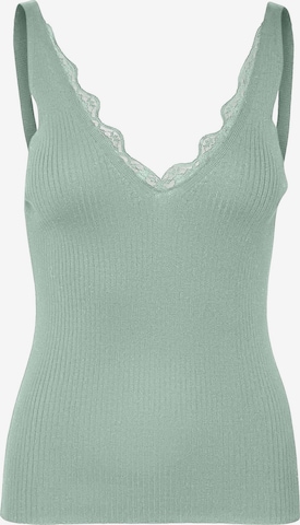 VERO MODA Knitted Top 'VMVilja' in Green: front