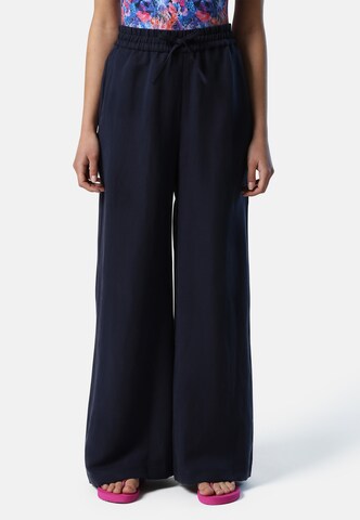 North Sails Loose fit Pants in Blue: front