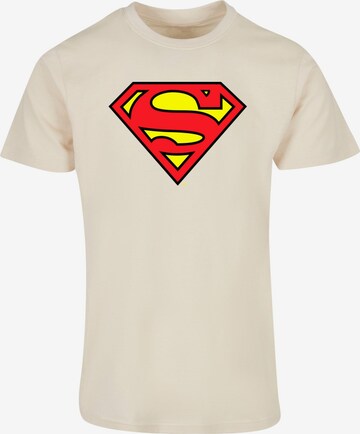T-Shirt 'DC Originals - Superman Shield' ABSOLUTE CULT en beige : devant