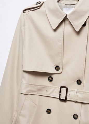 MANGO Between-Seasons Coat 'Chicago' in Beige