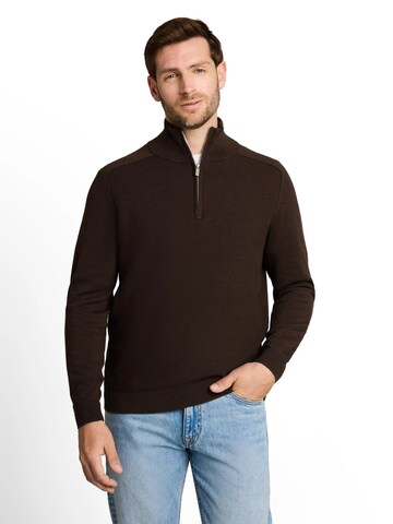 TOM TAILOR Sweater in Brown