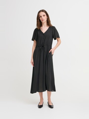 ICHI - Vestido camisero 'IHVera' en negro