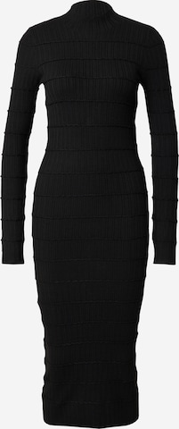 VERO MODA Úpletové šaty 'LUCKY' – černá: přední strana