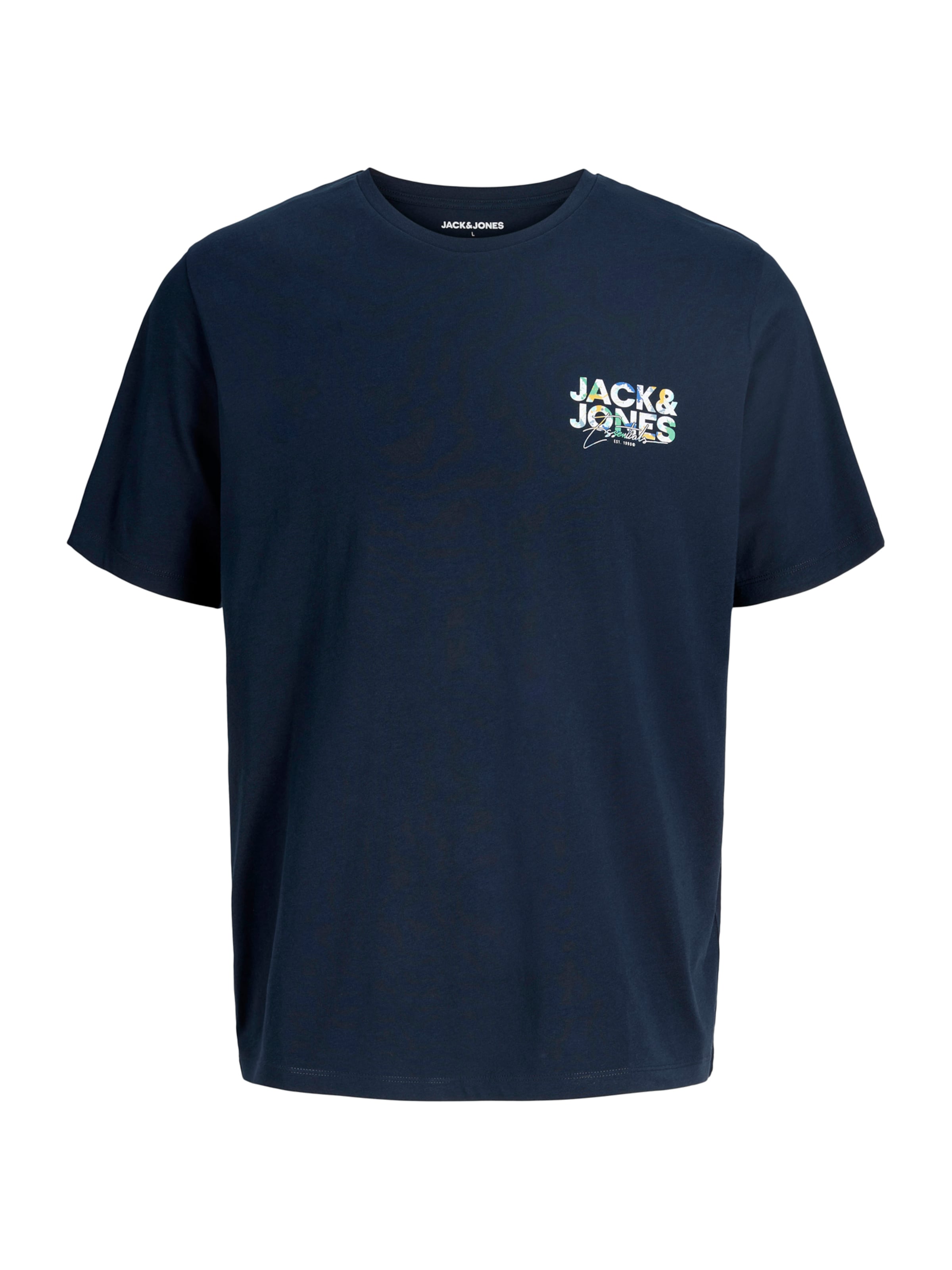 JACK & JONES Shirt 'JJGEPLAS' in Blue: front