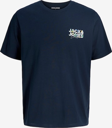 JACK & JONES T-Shirt 'JJGEPLAS' in Blau: Vorderseite