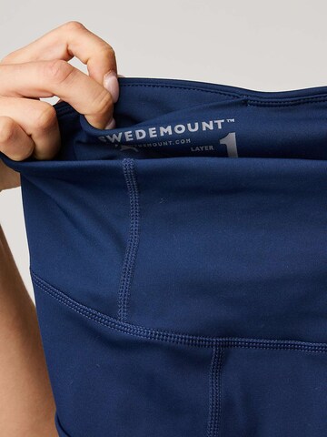 SWEDEMOUNT Skinny Sporthose 'Core'‌‌ in Blau