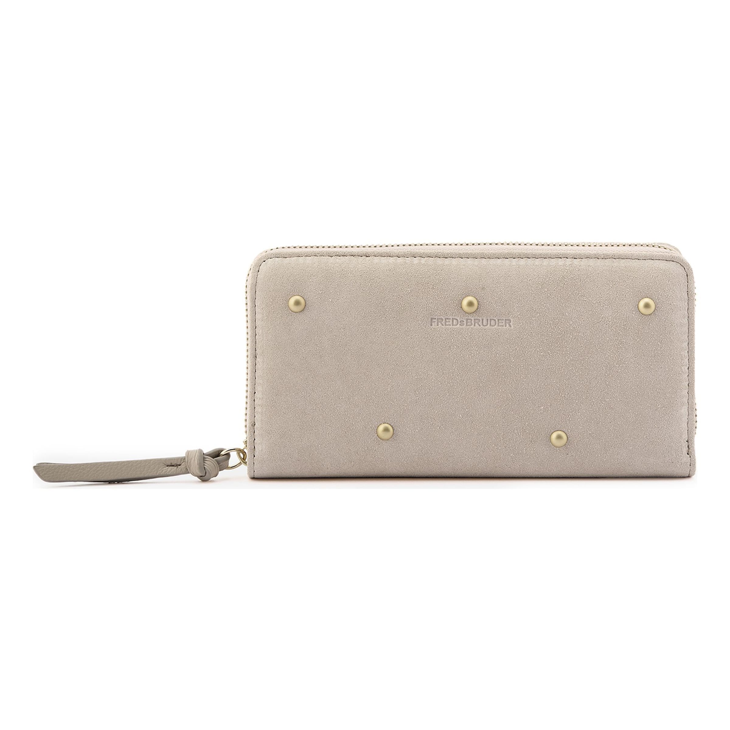 Porte-monnaies 'The Beaded One' FREDsBRUDER en beige : devant