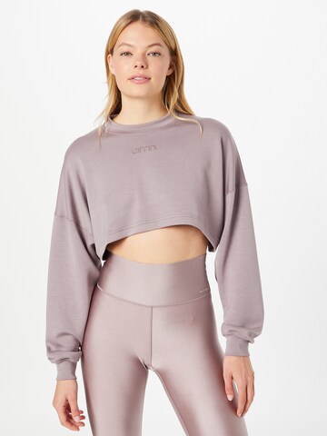 aim'n Sportief sweatshirt in Lila: voorkant