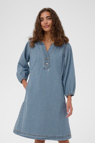 CULTURE Kjole 'CUayna' i blå: forside