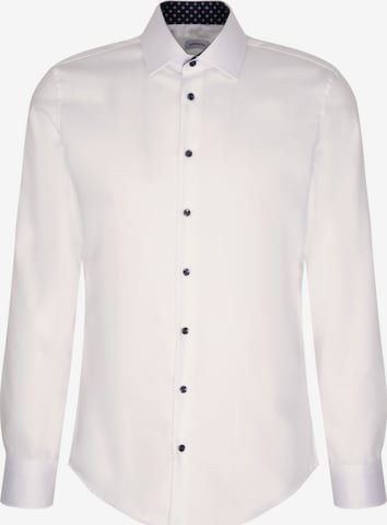 Coupe slim Chemise business SEIDENSTICKER en blanc : devant