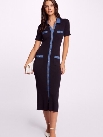 Morgan Shirt dress in Blue: front
