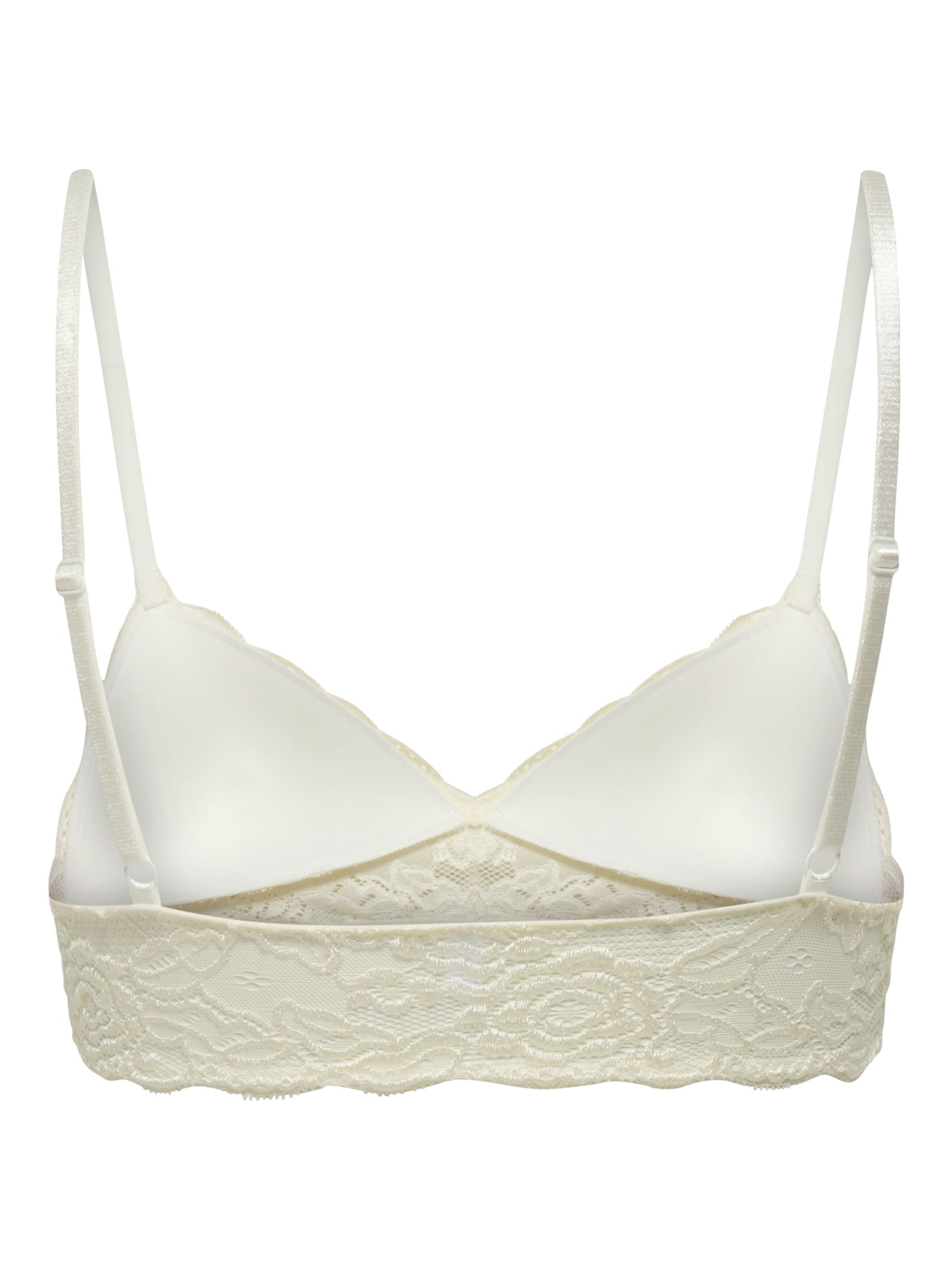 ONLY - Triángulo Sujetador 'ONLCHLOE' en blanco