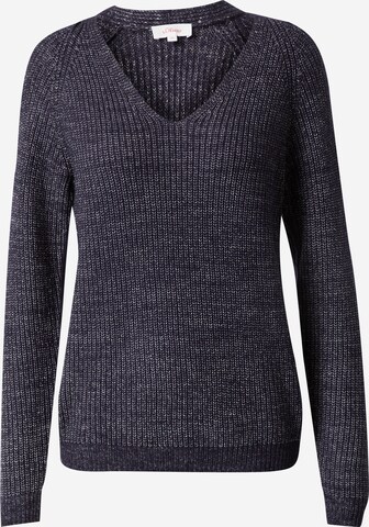 Pull-over s.Oliver en bleu : devant