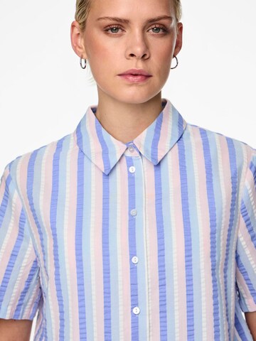 PIECES Blouse 'PCAitlyn' in Blauw