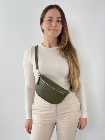 lePelou - Riñonera 'TONI medium' en verde: frente