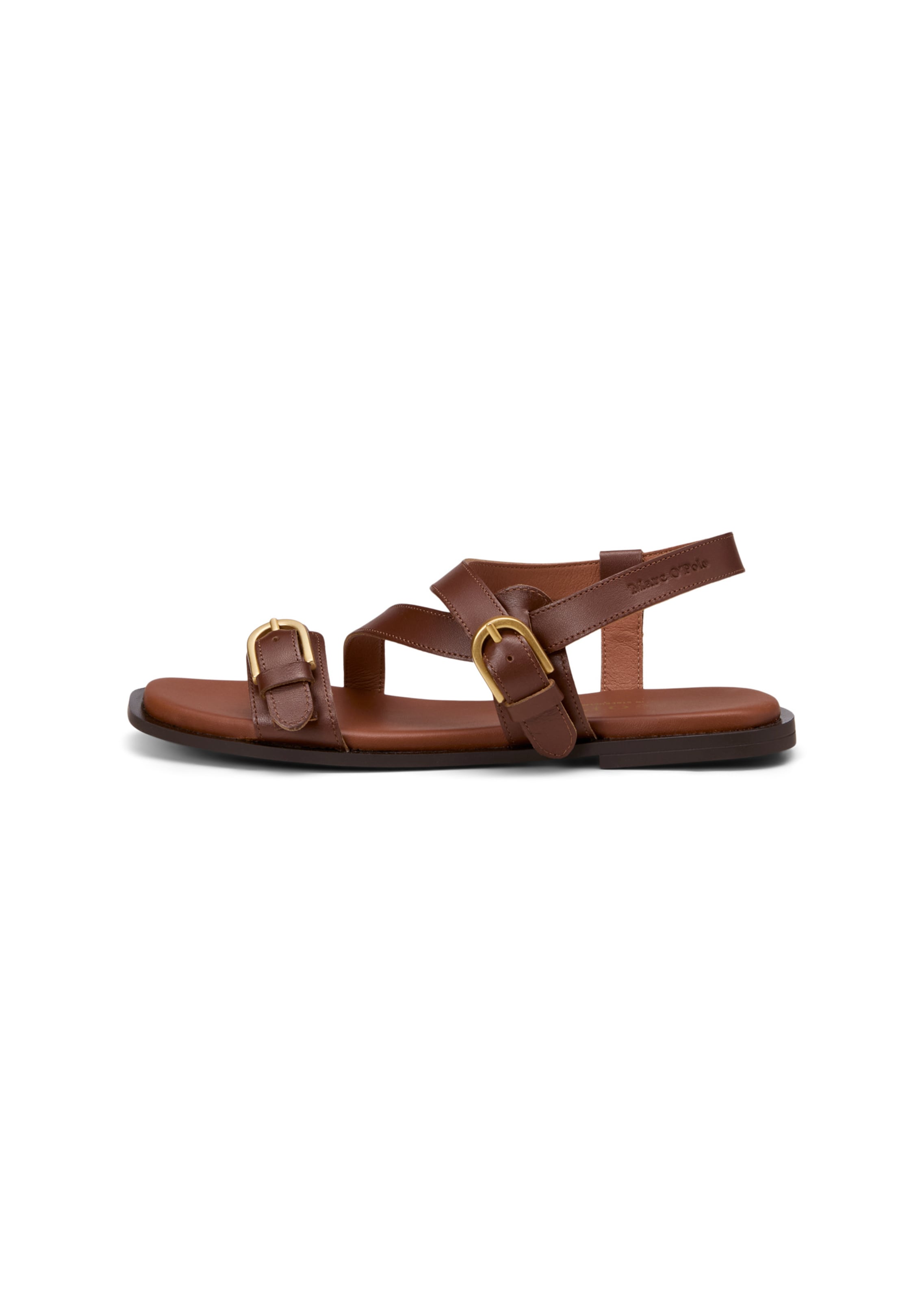 Marc O'Polo Sandal 'Blanca' in Brown: front