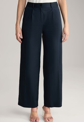 JOOP! Wide leg Pleat-Front Pants in Blue: front