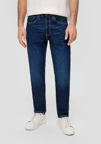 s.Oliver Tapered Jeans '360°' in Blauw: voorkant