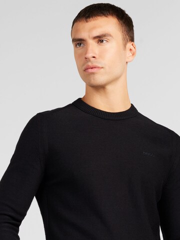 BOSS Sweter 'Avac' w kolorze czarny