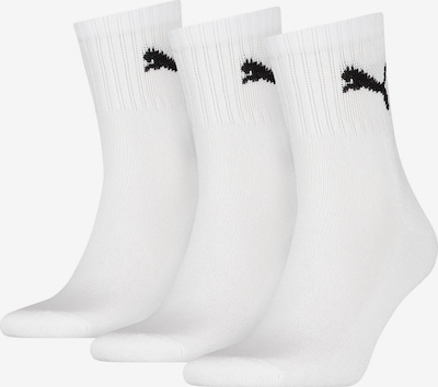 PUMA Chaussettes en noir / blanc, Vue avec produit