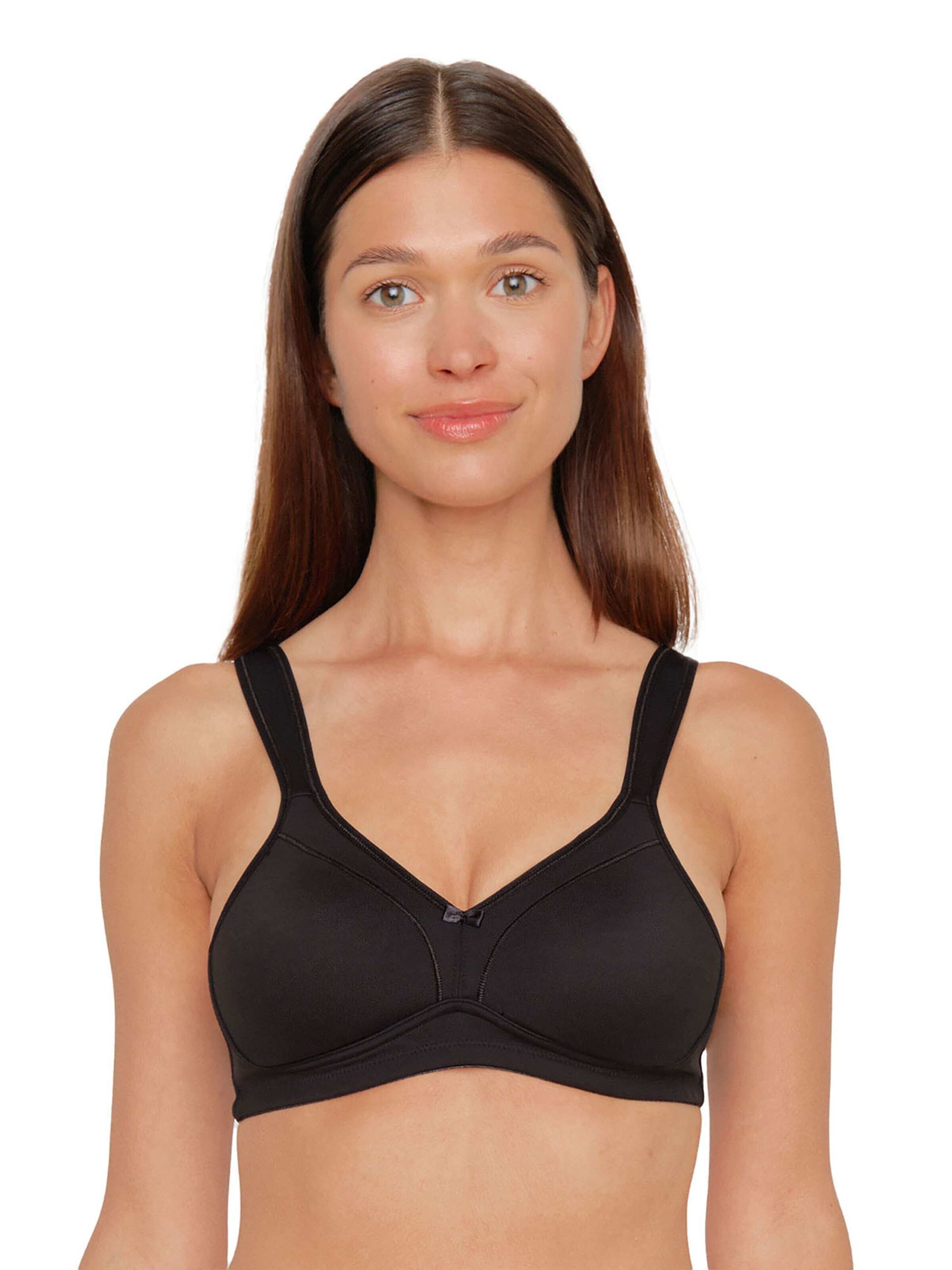 SUSA T-Shirt BH 'Topsy'‌‌‌‌‌‌‌‌ in Schwarz: Vorderseite