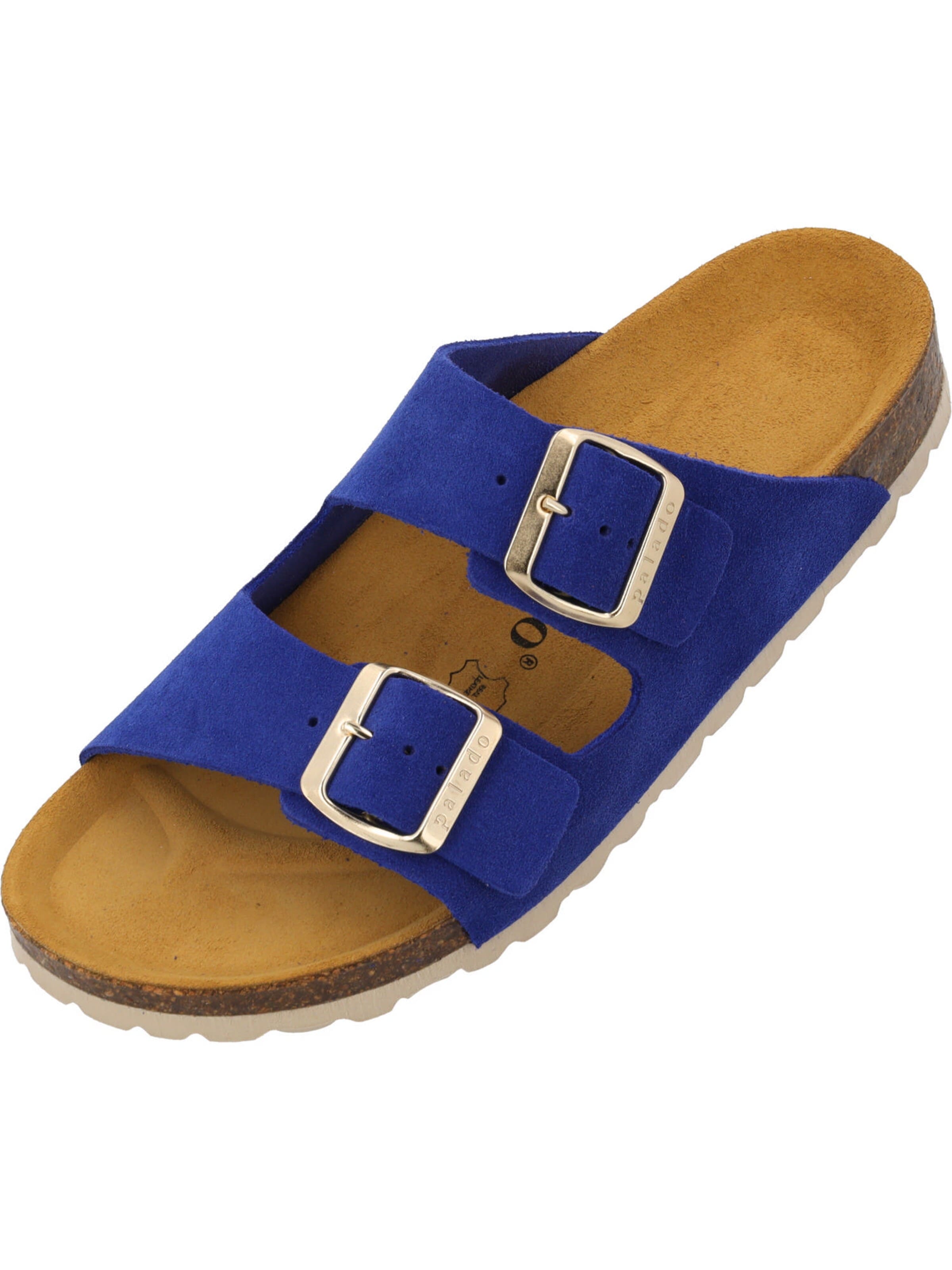 Palado Pantolette 'Palado Korfu Suede Premium Leather'‌‌‌‌‌‌‌‌‌ in Blau: Vorderseite
