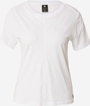 T-shirt G-Star RAW en blanc : devant