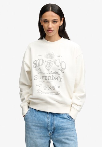 Superdry & Co Sweatshirt 'Vintage' in Beige: Vorderseite