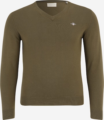 Pullover 'CLASSIC' di GANT in verde: frontale