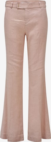 évasé Pantalon chino Salsa Jeans en rose : devant