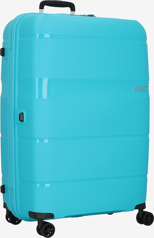 American Tourister Trolley in Blauw