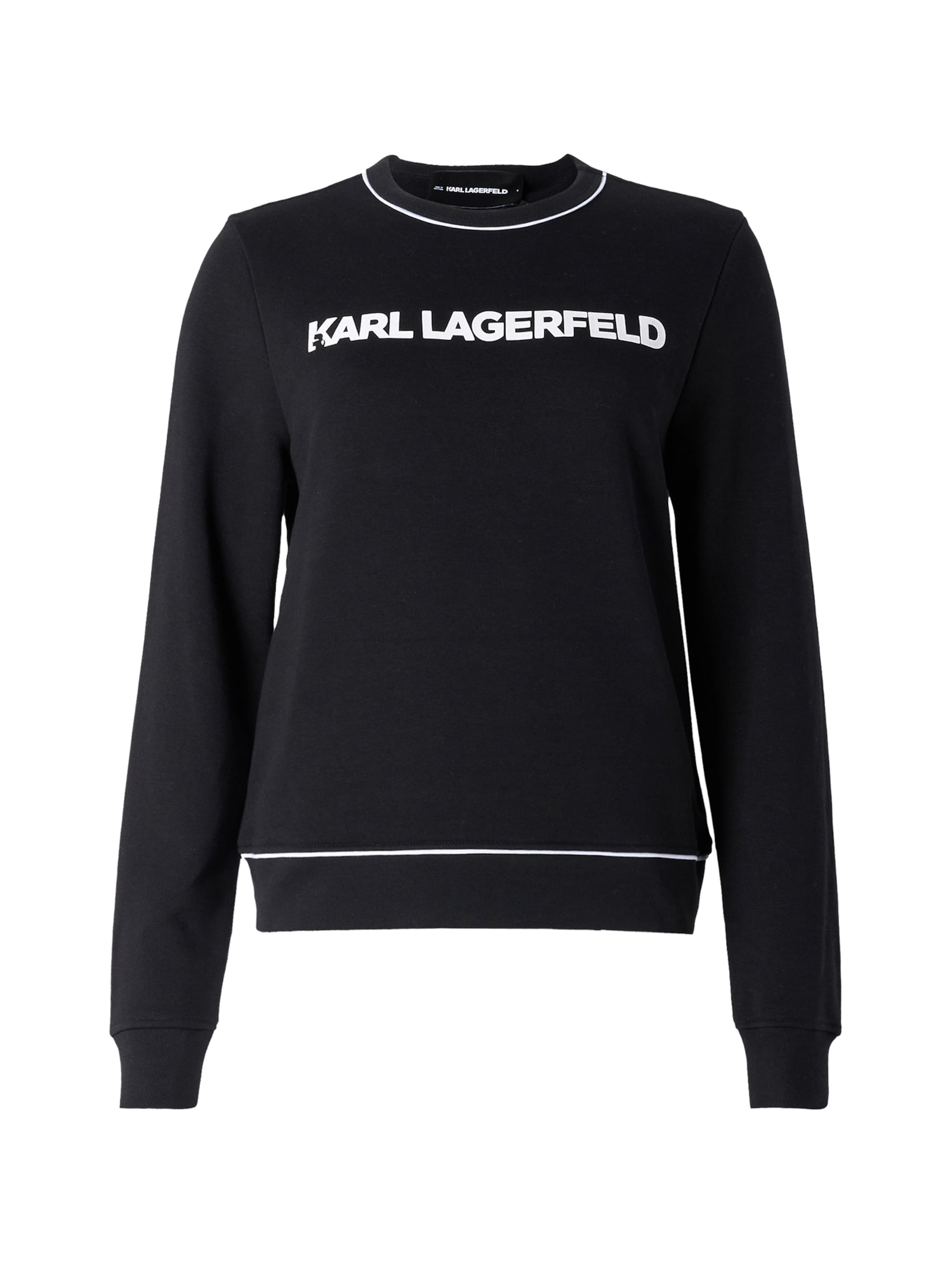 Karl Lagerfeld Sweatshirt in Black: front