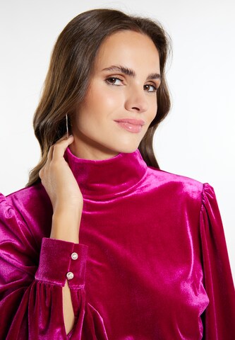 Camicia da donna di faina in rosa