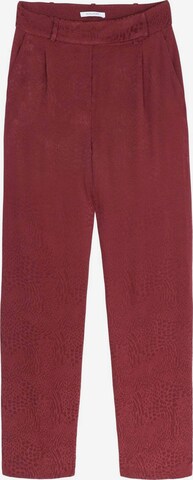 regular Pantaloni con pieghe 'Jacka' di Scalpers in rosso: frontale