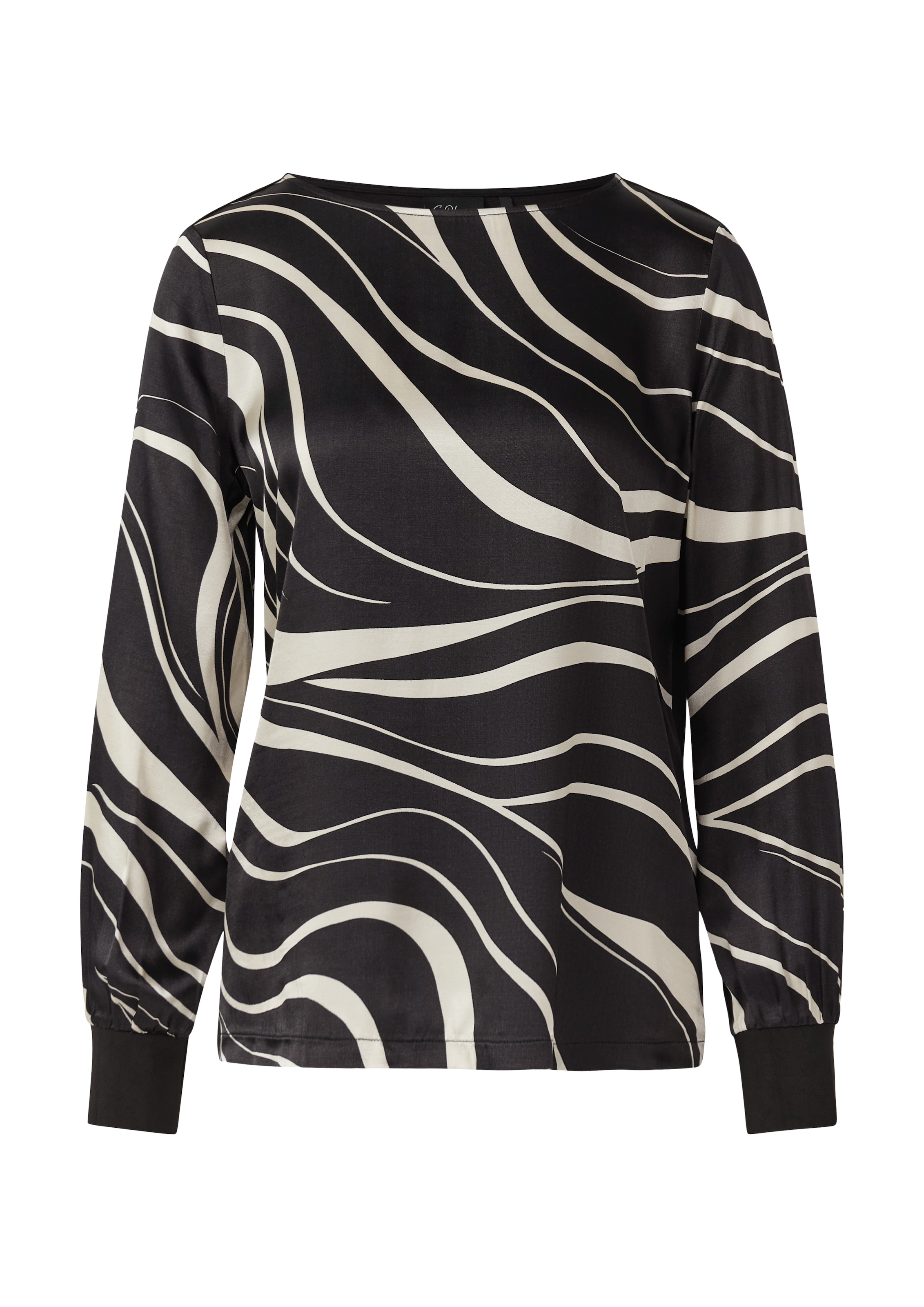 s.Oliver BLACK LABEL Blouse in Black: front