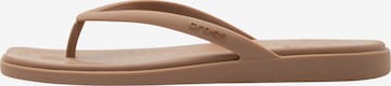 Flip-flops 'Miami' de la Crocs pe maro: față