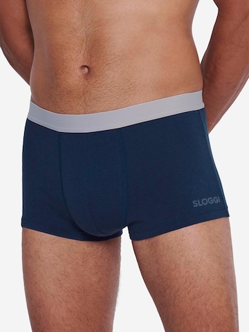SLOGGI Boxer shorts 'men GO ABC 2.0' in Blue: front