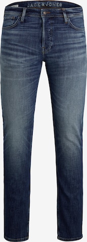 JACK & JONES Slimfit Jeans 'Tim Vintage' in Blauw: voorkant