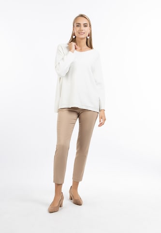 Pull-over 'Pryam' RISA en blanc