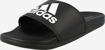 ADIDAS SPORTSWEAR Beach & Pool Shoes 'Adilette' in Black: front