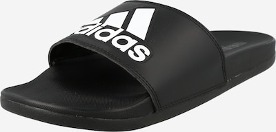 ADIDAS SPORTSWEAR Claquettes / Tongs 'Adilette' en noir / blanc, Vue avec produit