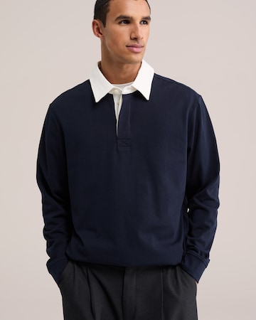 WE Fashion - Camiseta en azul: frente